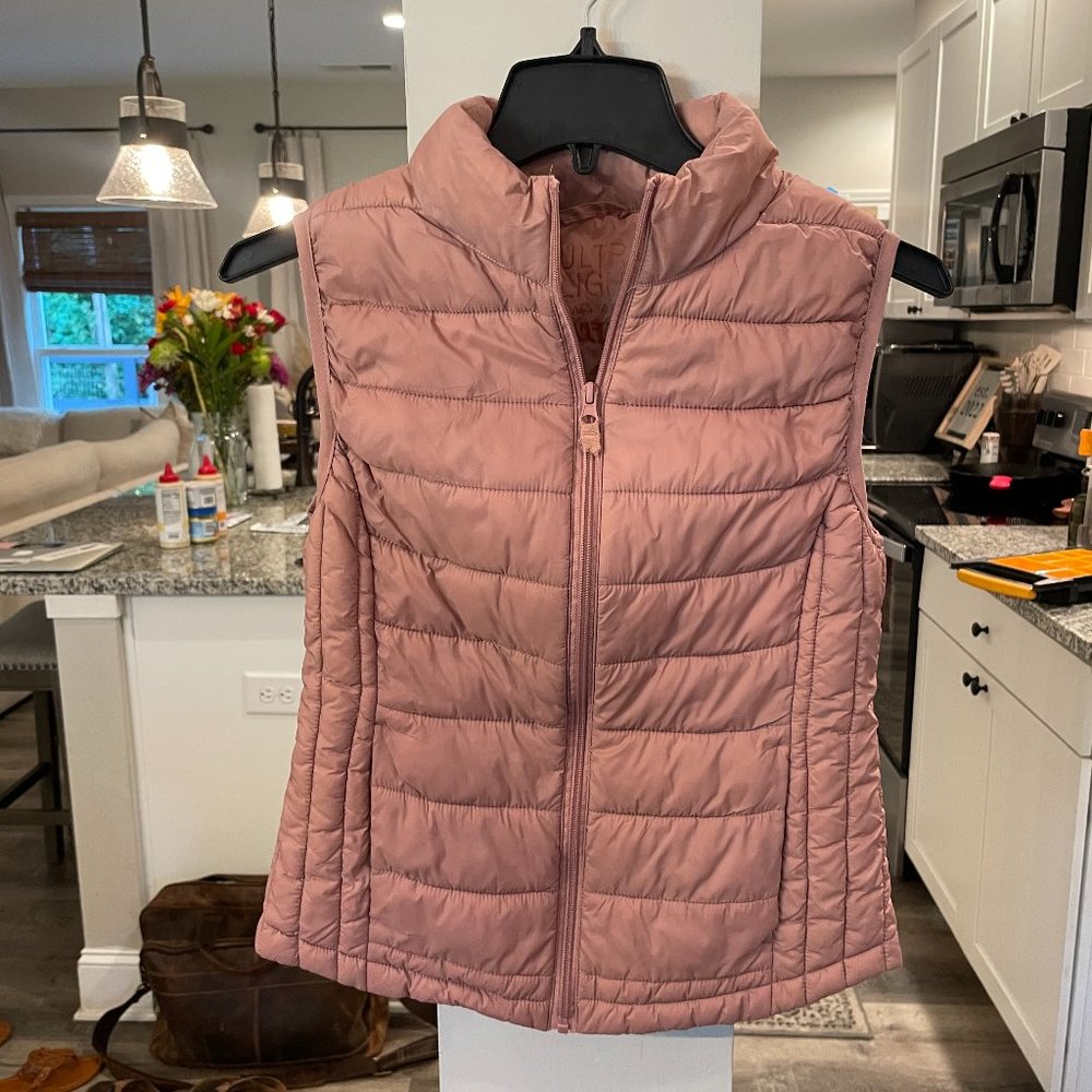 Pastel Pink Puffer Vest